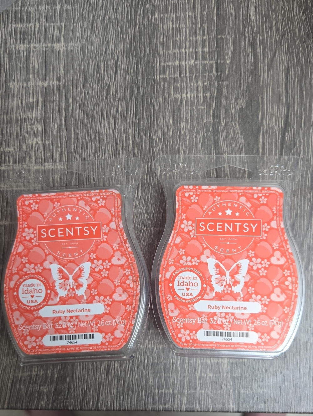 Scentsy Ruby Nectarine Wax Bars